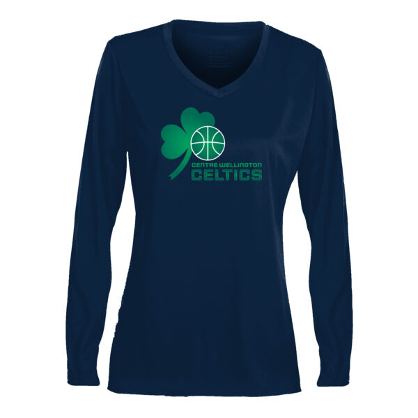 CW Celtics Ladies Wicking Long Sleeve Tee Thumbnail